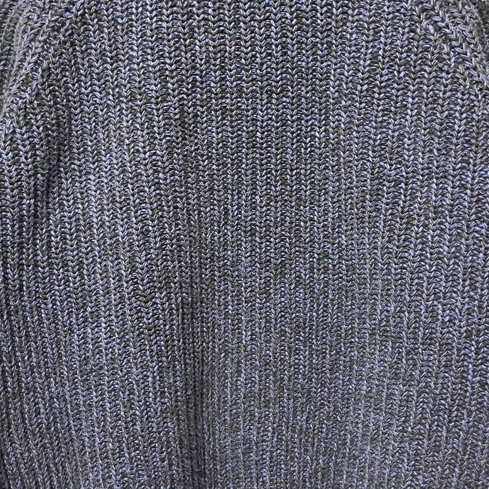 vintage 80s 90s Purple black Eddie Bauer Knit long sleeve turtle neck sweater - Picture 3 of 5